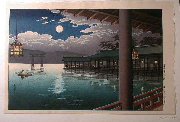 Summer Moon at Miyajima