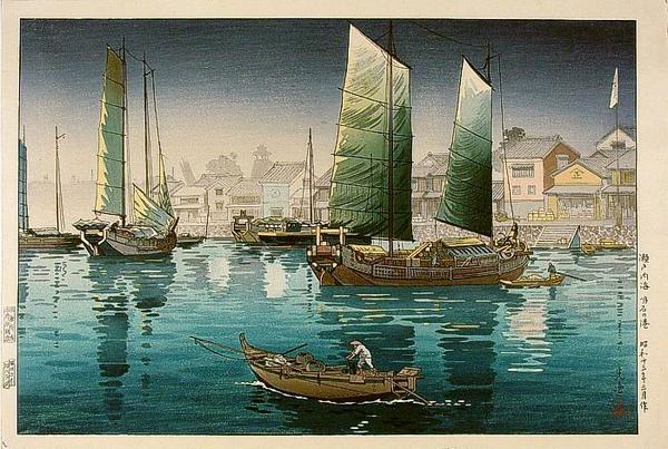 Akashi Bay, Inland Sea at Seto