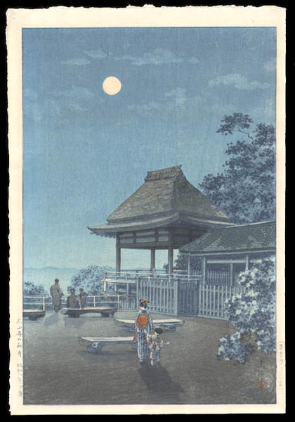 Autumn Moon at Ishiyama Temple
