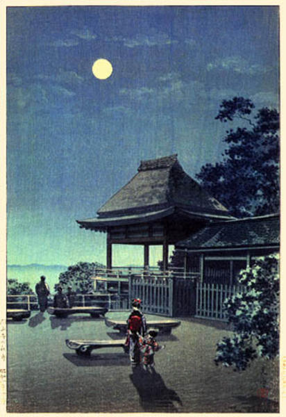 Autumn Moon at Ishiyama Temple
