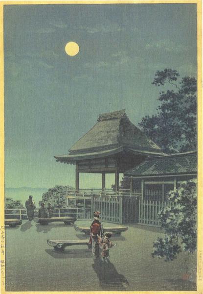 Autumn Moon at Ishiyama Temple