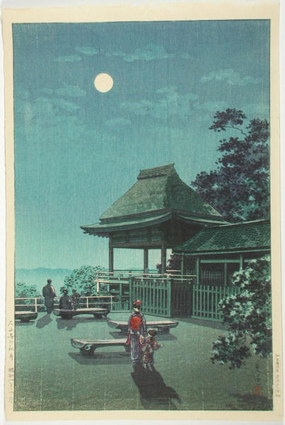 Autumn Moon at Ishiyama Temple