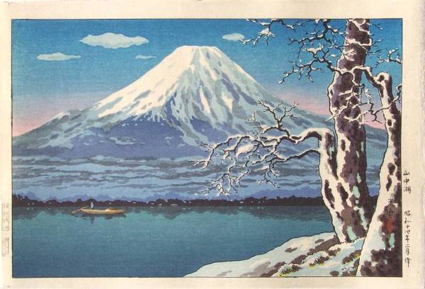 Lake Yamanaka in Winter