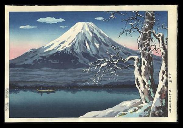 Lake Yamanaka in Winter