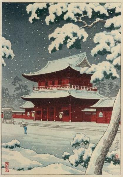 Zozoji Temple in Snow- Zojyoji- Zojoji