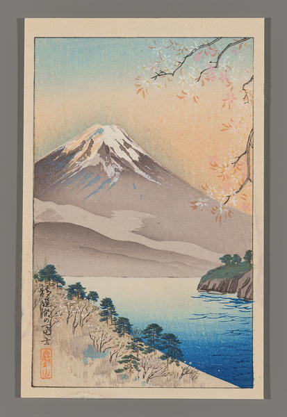 Mt Fuji from Lake Shoji