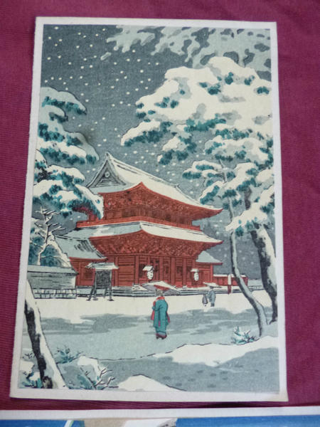 Zojoji Temple in Snow