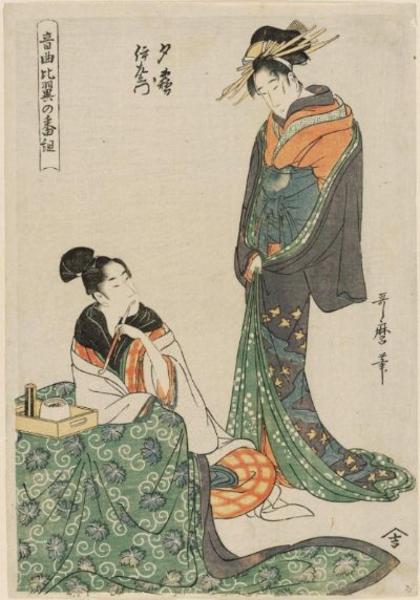 The Lovers Yugiri and Izaemon