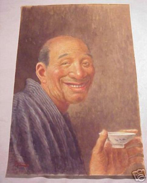 Elderly Man Drinking