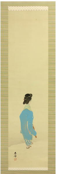 Bijin on a Snowy Path