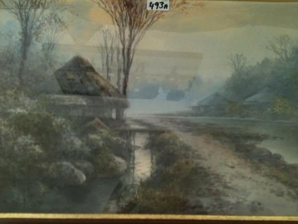 Village on a Misty Morning
