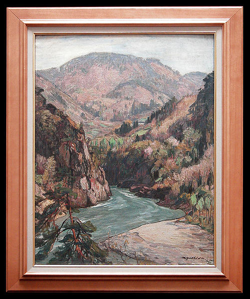 Mountain Stream- oil painting
