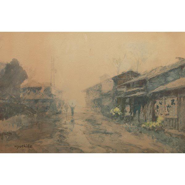 Rainy street scene