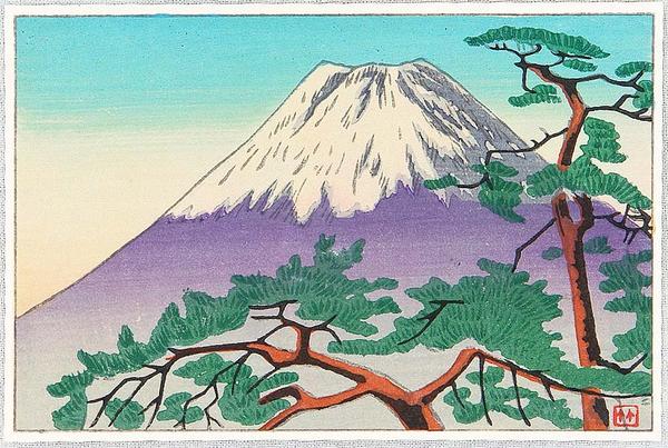 Mt Fuji and Pine