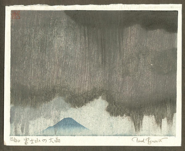 Downpour Over Mt Fuji
