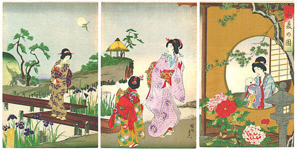 Shoka no Sono -A scene of the garden in the early summer
