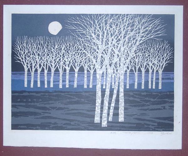 Unknown- WHITE-BARKED TREES