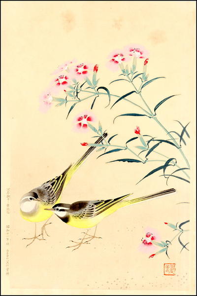 Pinks and Yellow Birds