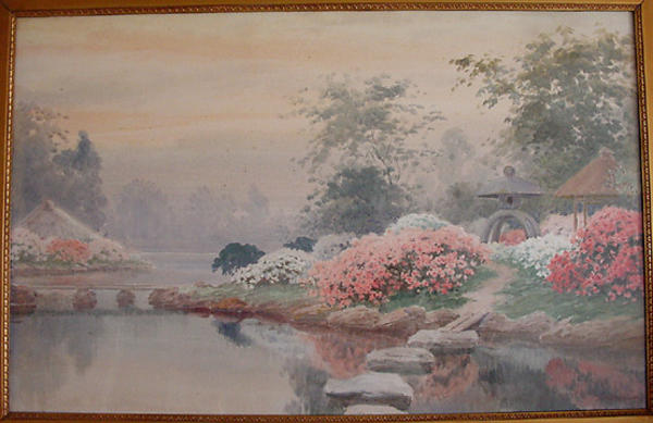 Garden and pond