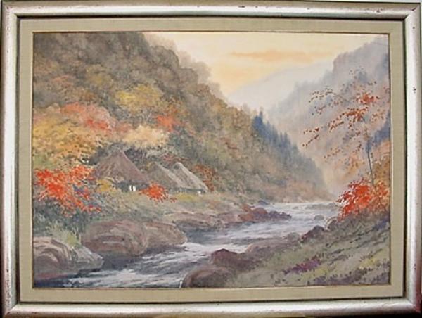 Village and River