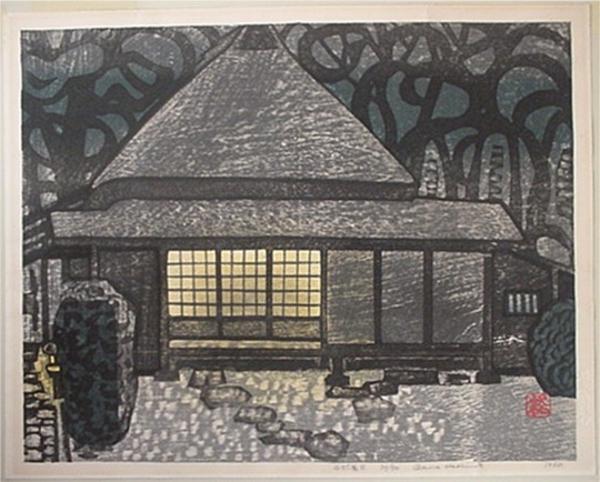 Unknown, house at night