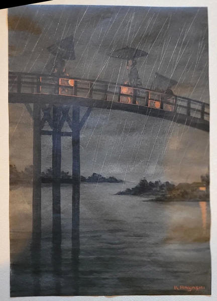 Bridge on a Rainy Night