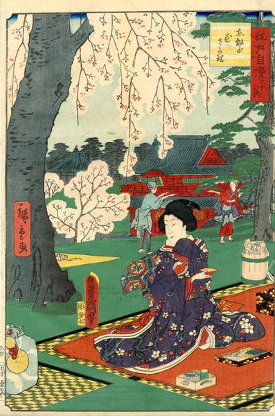 Bijin enjoying a Spring picnic