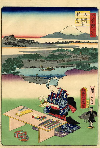 Parquetry work from Otsu