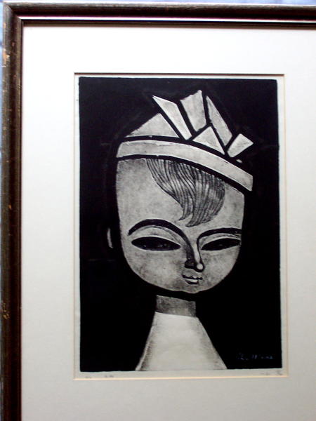 Boy with paper hat