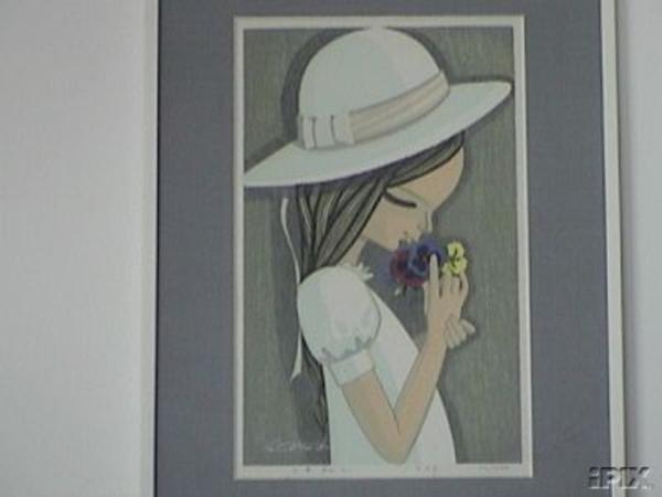 Unknown, Child Smelling Flowers
