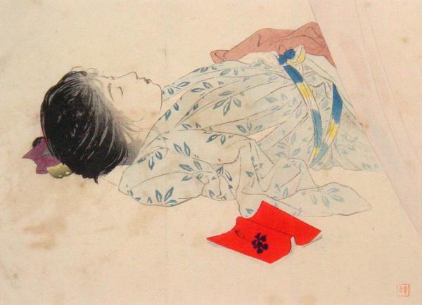 Sleeping woman