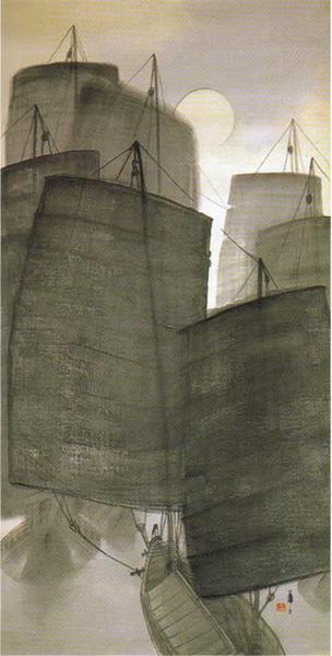 Sailboats- painting