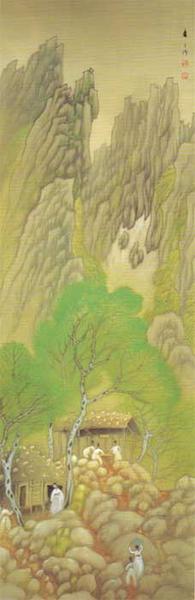 Silk painting 1