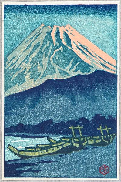 Mt Fuji in Evening Glow