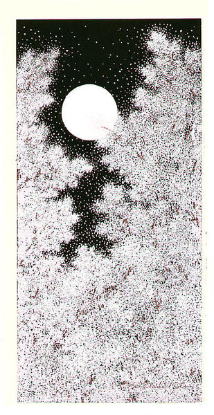 Cherry Blossoms under the Moonlight