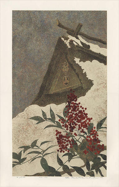 No 153- Thatched Roof in the Snow
