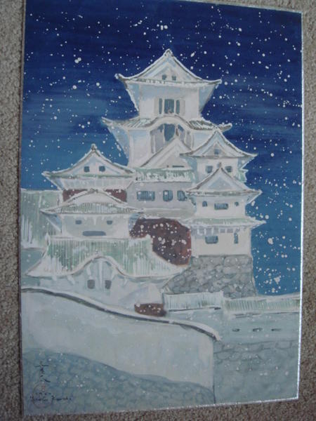 Himeji Castle in Snow