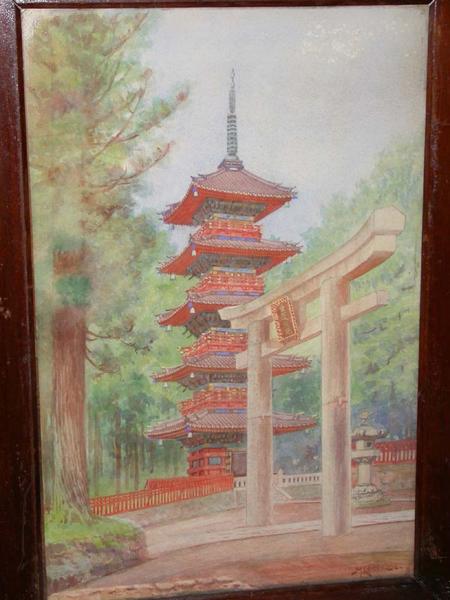Pagoda and torii