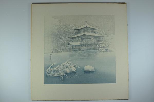 Kinkakuji Temple, Evening Snow (variant 2)