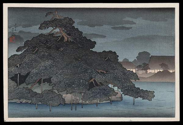 Rainy Night on the Pine Islet Matsunoshima