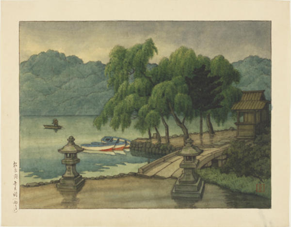 Lake Matsubara - watercolour