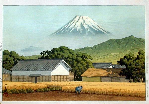 Mt. Fuji from Hara on the Tokaido