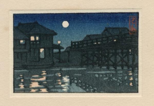 Town on a Moonlit Night
