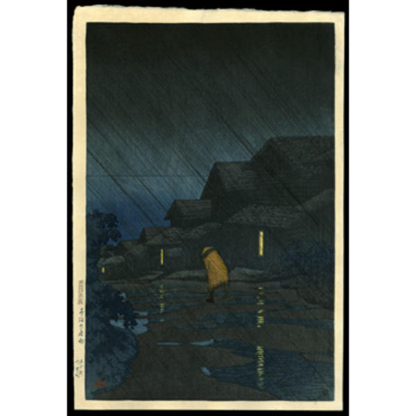 Night Rain at Teradomari