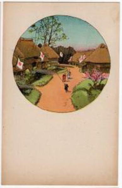 Village in Spring