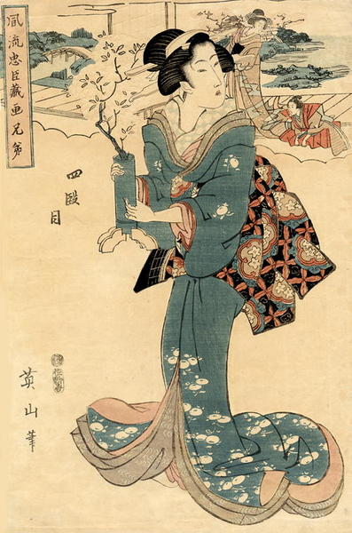 Bijin and Prunus Blossoms