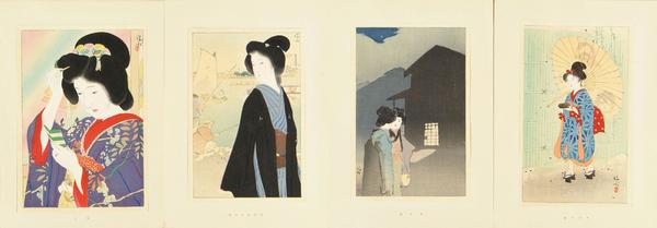 Album of beauties by Kiyokata