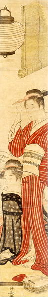 Pillar Print- Two Courtesans