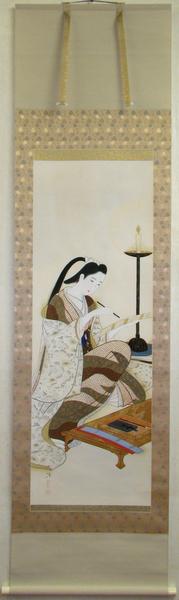 Bijin writing a poem V2