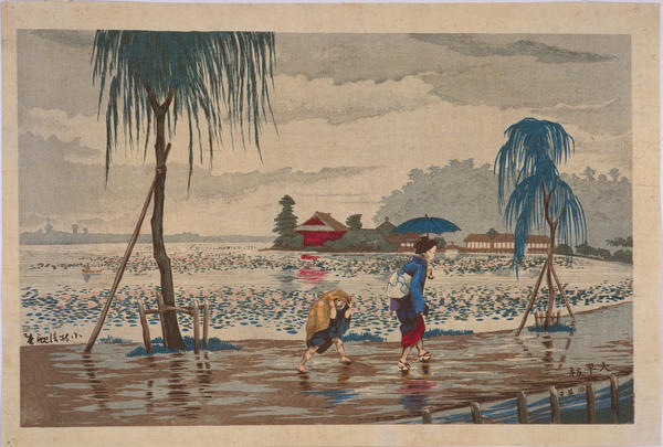Rain at Shinobazu Pond